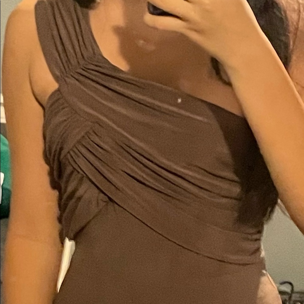 Brown dress